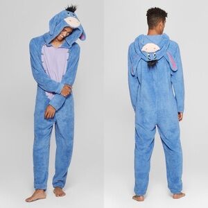 Disney Eeyore Blue Unisex Plush Onesie